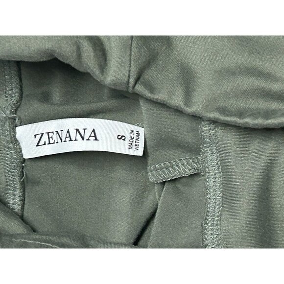 Zenana Women's Leggings Better Cotton Wide Waistband Pocket Leggings Size S - Picture 5 of 6